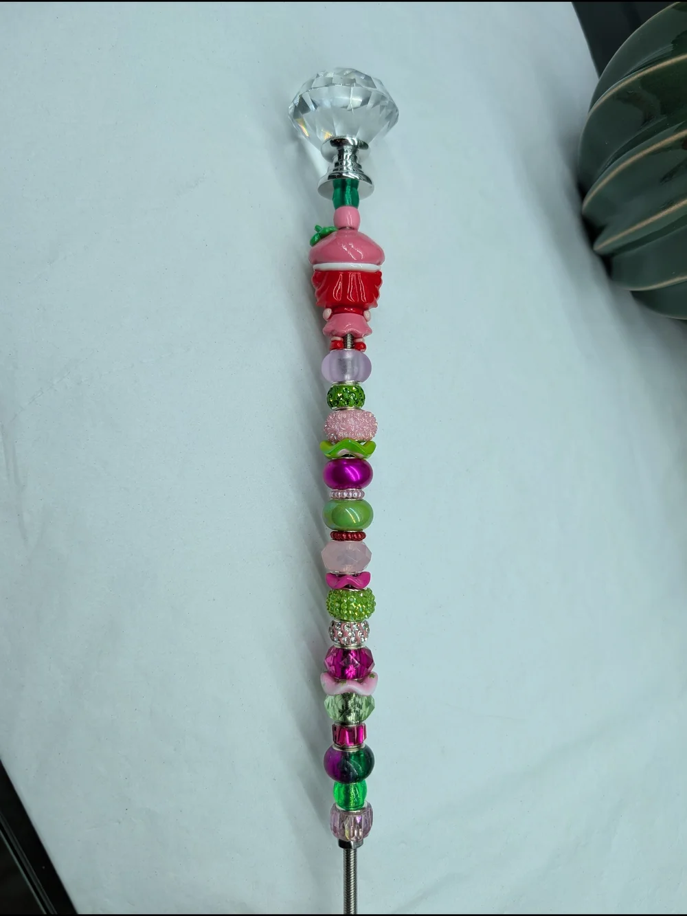 Hand Made Fairy Wand/Plant/Garden Stake W/Strawberry Shortcake 🍓
